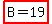 highlight%28B=19%29