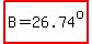 highlight%28B=26.74%5Eo%29