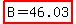 highlight%28B=46.03%29