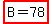 highlight%28B=78%29