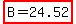 highlight%28B+=+24.52%29