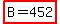 highlight%28B+=+452%29