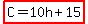 highlight%28C=10h%2B15%29