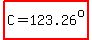 highlight%28C=123.26%5Eo%29
