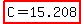 highlight%28C=15.208%29