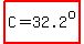 highlight%28C=32.2%5Eo%29