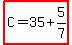 highlight%28C=35%2B5%2F7%29