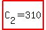 highlight%28C%5B2%5D+=+310%29