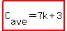 highlight%28C%5Bave%5D+=+7k%2B3%29
