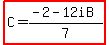highlight%28C+=%28-2-12iB%29%2F7%29
