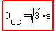 highlight%28D%5Bcc%5D=sqrt%283%29%2As%29