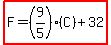 highlight%28F=%289%2F5%29%28C%29%2B32%29