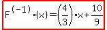 highlight%28F%5E-1%28x%29=%284%2F3%29x%2B10%2F9%29