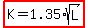 highlight%28K=1.35%2Asqrt%28L%29%29