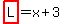 highlight%28L%29=x%2B3