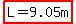 highlight%28L=9.05m%29
