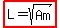 highlight%28L=sqrt%28Am%29%29