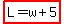 highlight%28L=w%2B5%29