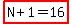 highlight%28N%2B1=16%29