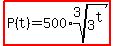 highlight%28P%28t%29=500%2Aroot%283%2C3%5Et%29%29