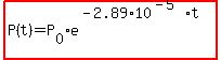 highlight%28P%28t%29=P%5B0%5De%5E%28-2.89%2A10%5E%28-5%29%2At%29%29