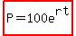 highlight%28P=100e%5Ert%29