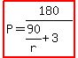 highlight%28P=180%2F%2890%2Fr%2B3%29%29