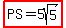 highlight%28PS=5sqrt%285%29%29