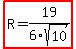 highlight%28R=19%2F6%2Fsqrt%2810%29%29