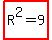 highlight%28R%5E2=9%29