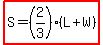 highlight%28S=%282%2F3%29%2A%28L%2BW%29%29