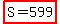 highlight%28S=+599%29