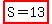 highlight%28S=13%29