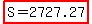 highlight%28S=2727.27%29