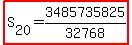 highlight%28S%5B20%5D=3485735825%2F32768%29
