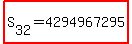highlight%28S%5B32%5D=4294967295%29