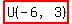 highlight%28U%28-6%2C3%29%29