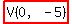 highlight%28V%280%2C-5%29%29