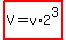 highlight%28V=v%2A2%5E3%29