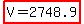 highlight%28V+=+2748.9%29