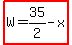 highlight%28W=35%2F2-x%29