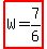 highlight%28W=7%2F6%29