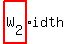 highlight%28W%5B2%5D%29idth