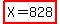 highlight%28X+=+828%29