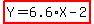 highlight%28Y+=+6.6%2AX+-2%29