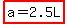 highlight%28a=2.5L%29