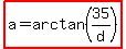 highlight%28a=arctan%2835%2Fd%29%29