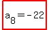 highlight%28a%5B8%5D=-22%29