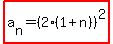 highlight%28a%5Bn%5D=%282%281%2Bn%29%29%5E2%29