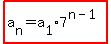 highlight%28a%5Bn%5D=+a%5B1%5D7%5E%28n-1%29%29+